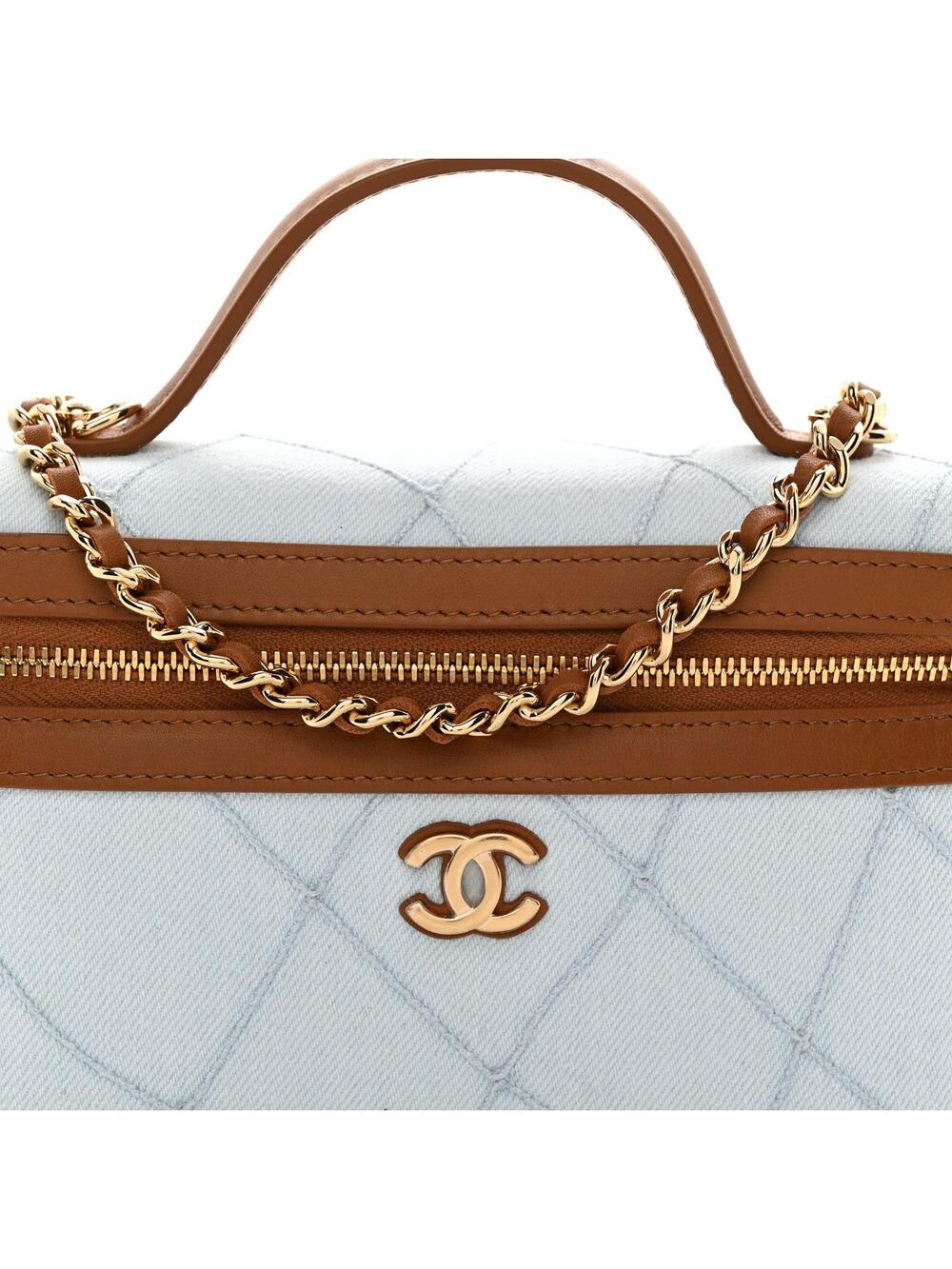 Chanel Washed Denim Calfskin Quilted #282346C50B - Picture 8 of 10